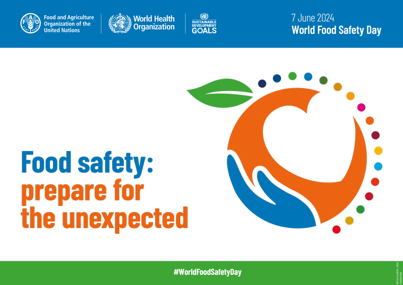 WHO:n Maailman elintarviketurvallisuuspäivän mainos
