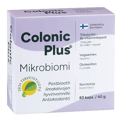 Colonic Plus Mikrobiomi (80 kapselia, 40 g) kaikki erät