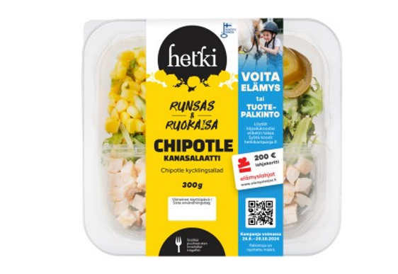 Hetki Chipotle kanasalaatti 300 g.