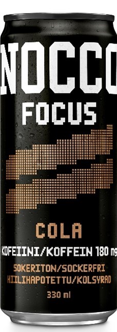 NOCCO Focus Cola, 330 ml.