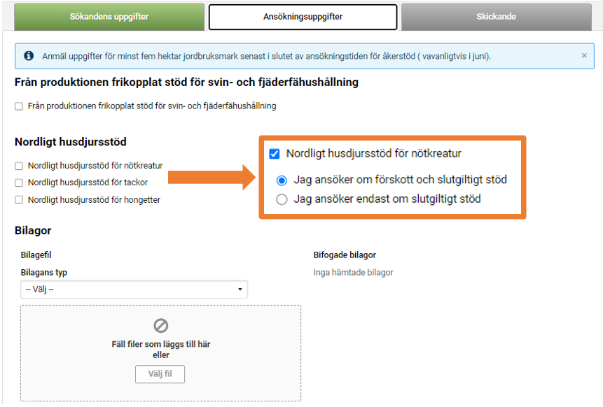 Skärmbild från Viputjänsten.